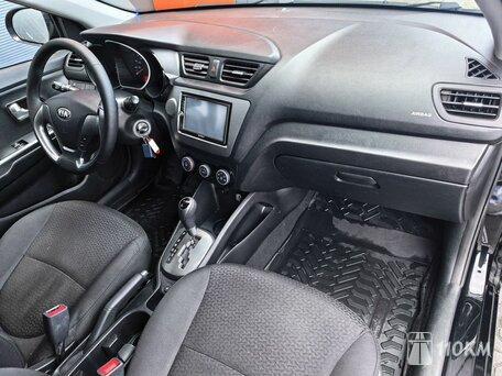 KIA, Rio, 1400, 107, бензин, седан, автомат, передний привод, среднее состояние, левый, черный, 1 199 000 ₽